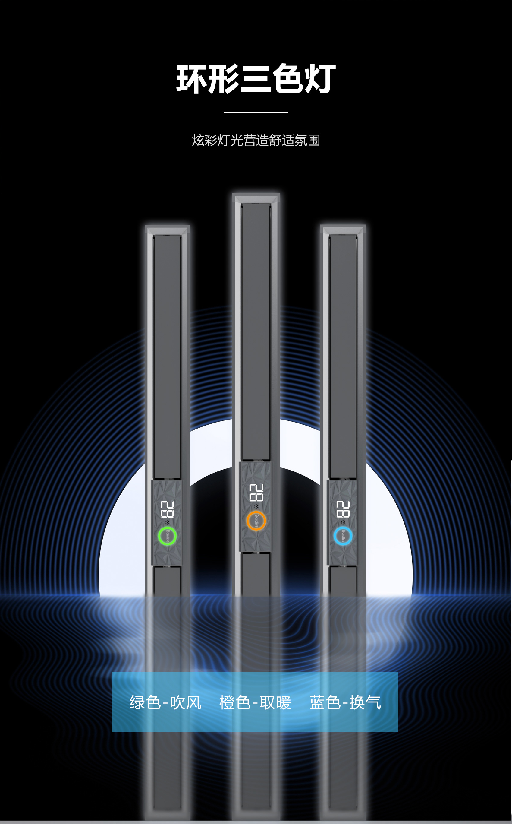 BDS-JK8100XC-SC-FHA-VC（80x1000 型材.双摆风暖+换气+吹风+语音 ） - 图片9