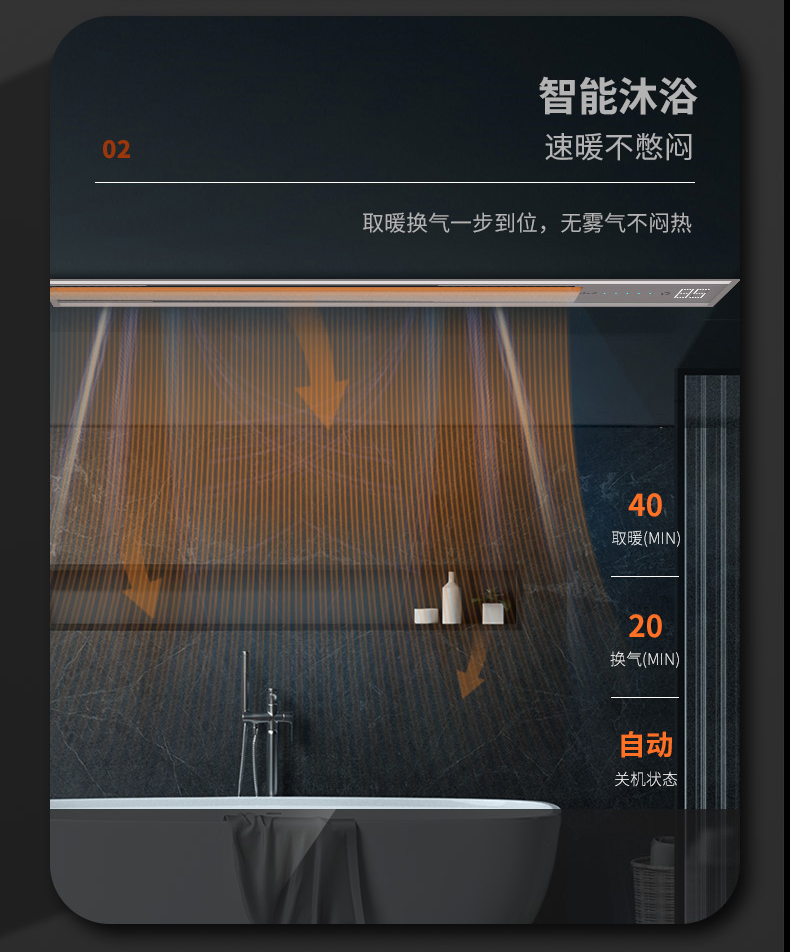 BDS-JK1090-FHA-Y（100x900 风暖+换气+吹风 ） - 图片5