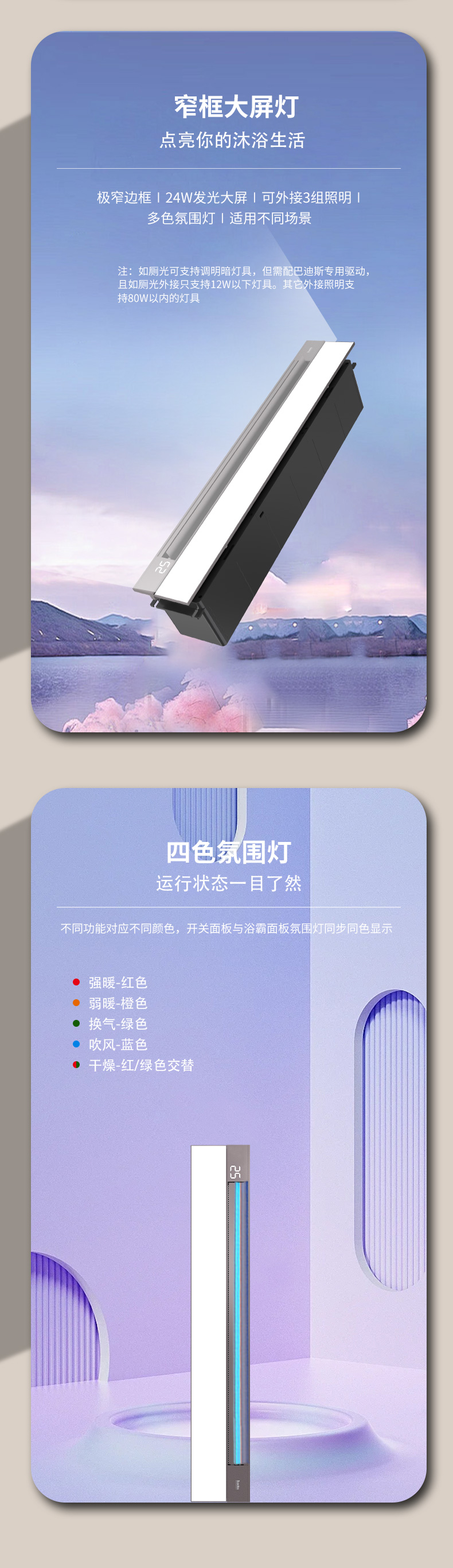 BDS-JK-AI·1590-FHAZ-VC  (150x900云暖AI- 风暖+换气+吹风+照明+语音) - 图片6