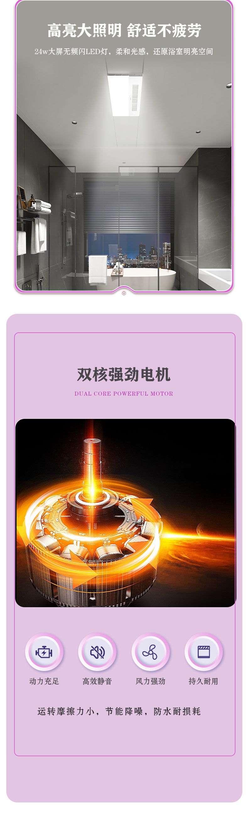 BDS-X7·3060-FHAZ (300X600舒暖（X7）风暖+换气+吹风+照明) - 图片5