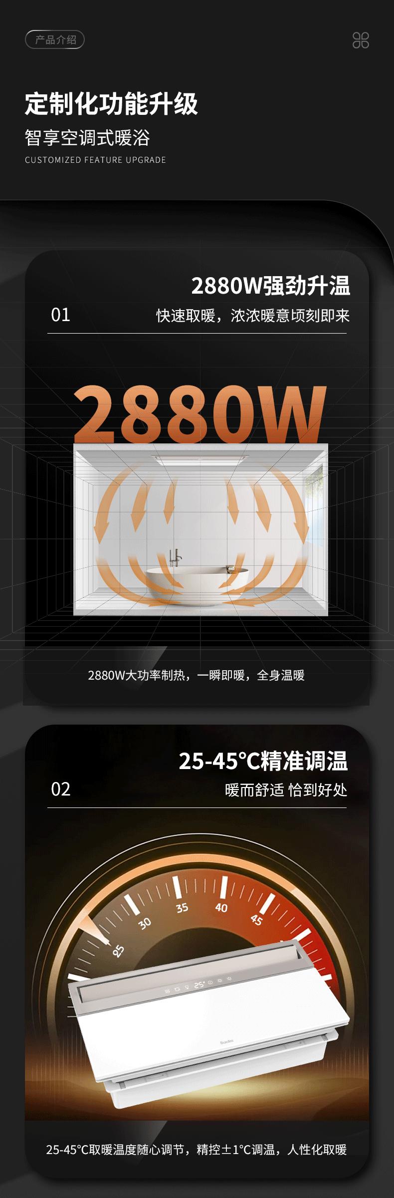 BDS-WJ-AI·3060-FHAZ (300X600（无极AI）风暖+换气+吹风+照明) - 图片3