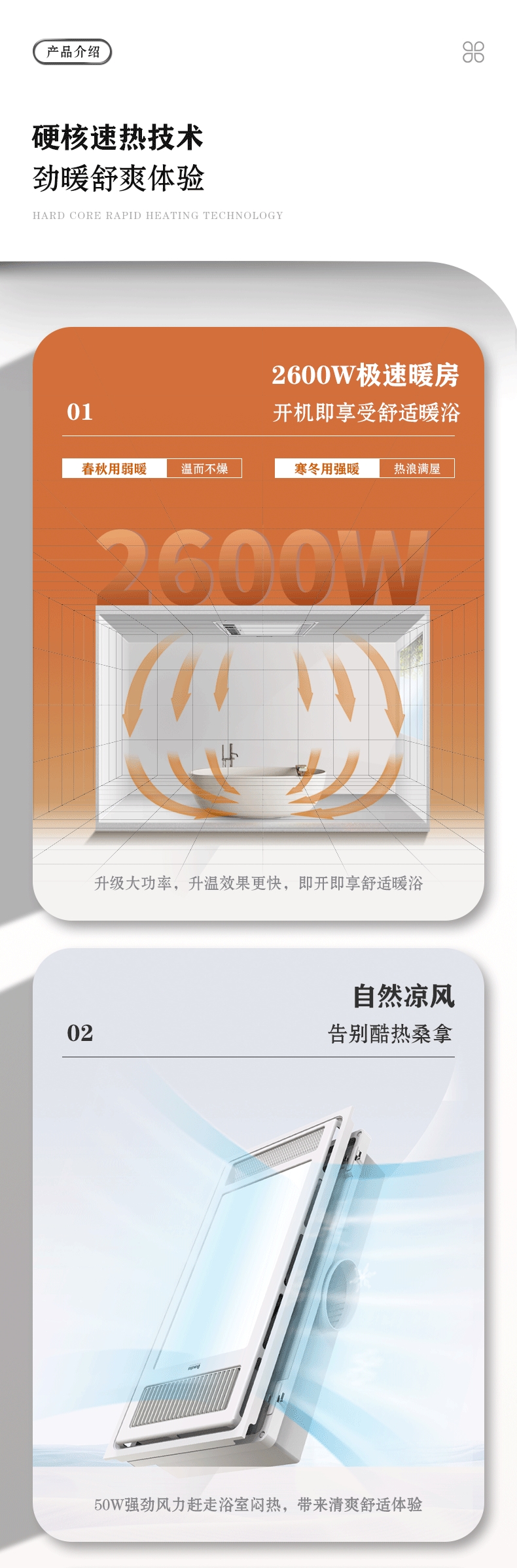 BDS-QQD·3060-FHAZ-SB-D (300x600  超暖（Ⅰ）风暖+换气+吹风+照明 ） - 图片3