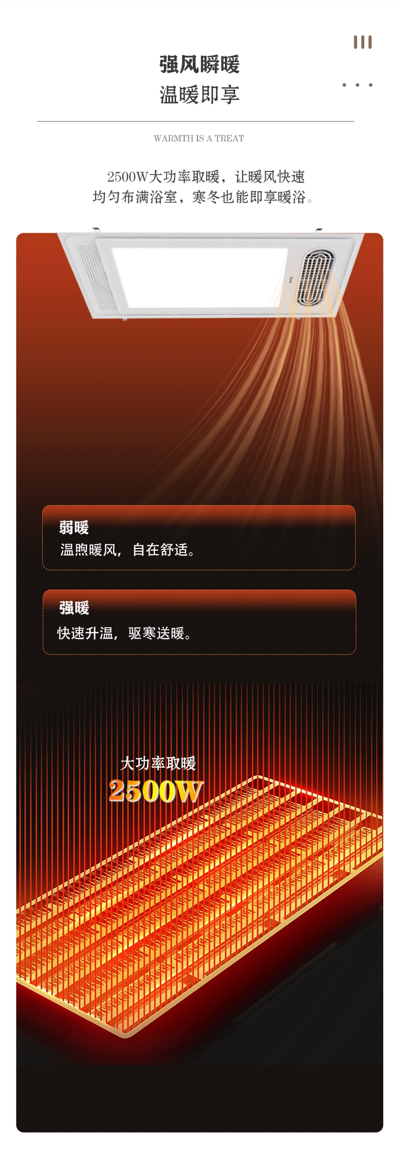 BDS-QQD·3060-FHAZ-SB  (300x600 超暖（Ⅱ） 风暖+换气+吹风+照明 ） - 图片4