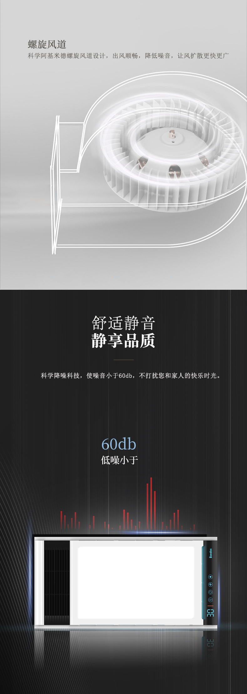 BDS-NY3060-FHAZ（300x600 暖阳.照明+取暖+吹风+换气） - 图片7