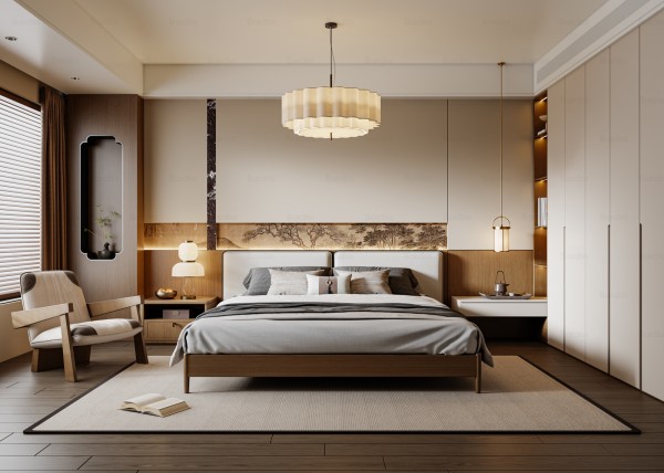宋式风卧室001