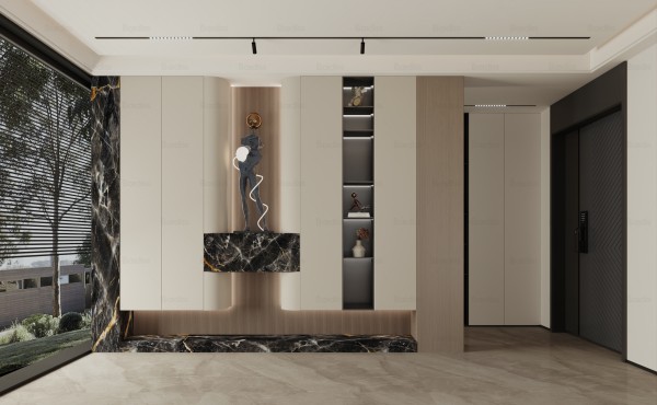 现代简约风玄关010