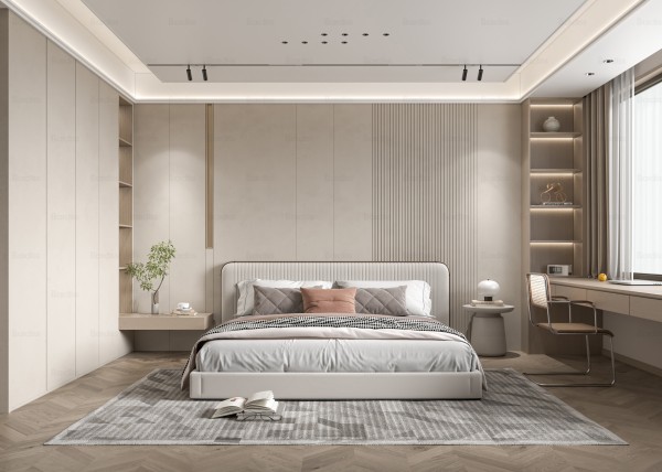 现代简约风卧室009