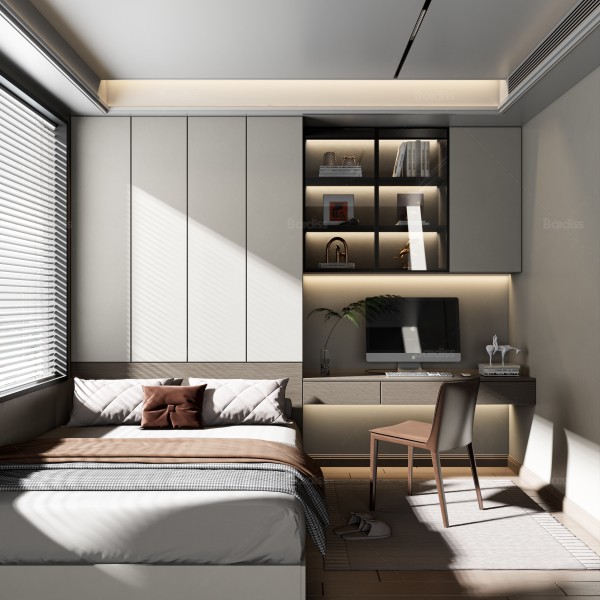 现代简约风儿童房002