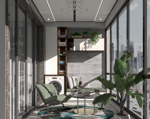 现代简约风阳台005