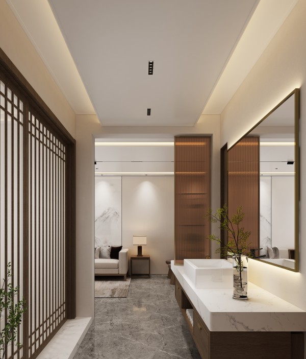 新中式风玄关003