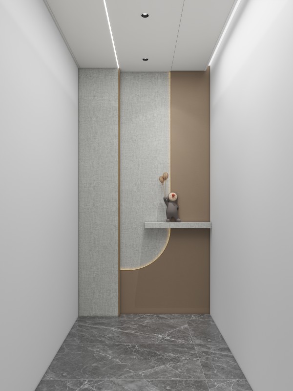 现代奶油风玄关004