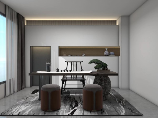 新中式风茶室004