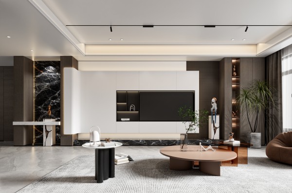 现代简约风客厅026