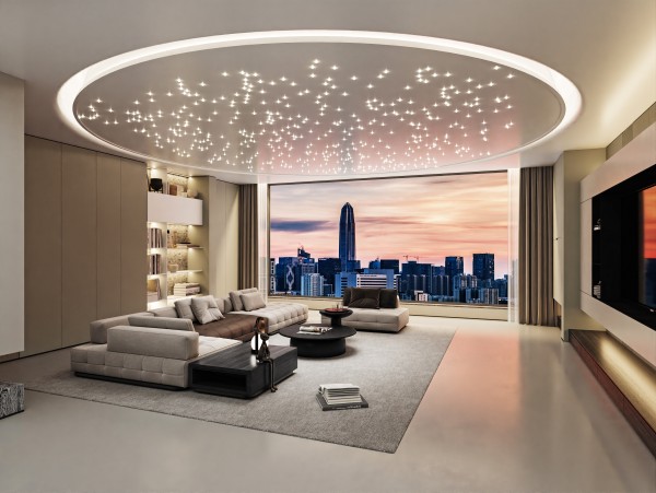 现代简约风客厅023