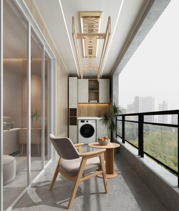 现代简约风阳台011