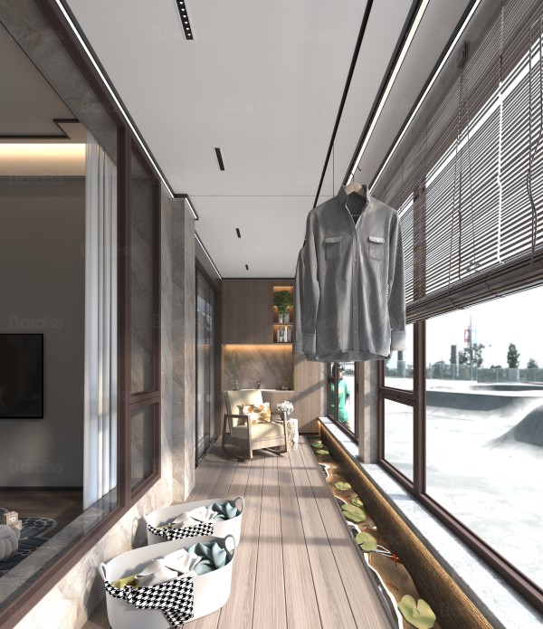 现代简约风阳台017