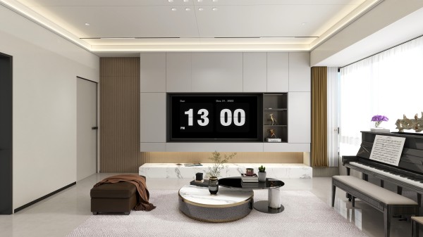 轻奢风全屋顶墙柜方案001