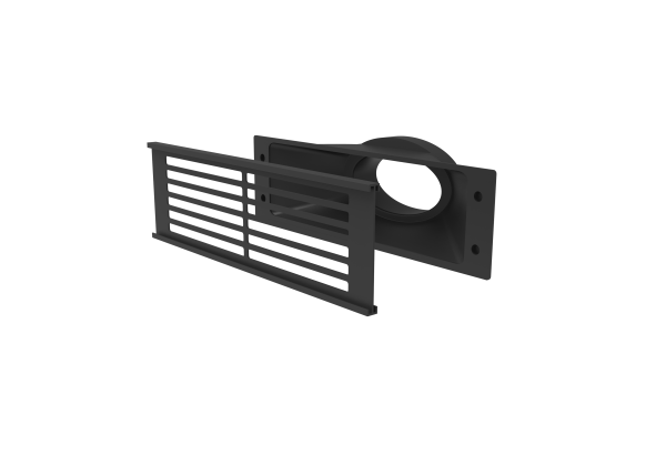 JK-CCF 侧出风口-氧化哑光黑-300x15mm