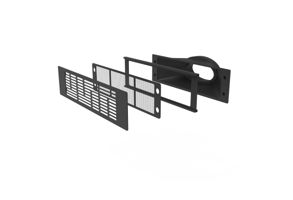 JK-CJF 侧进风口-氧化哑光黑-300x15mm