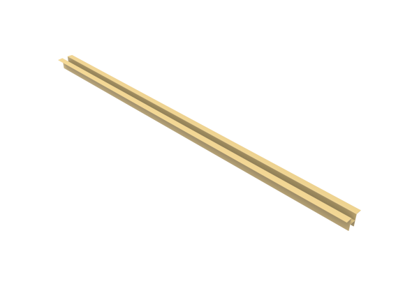 9H凹型隔条-3米（浅香槟）